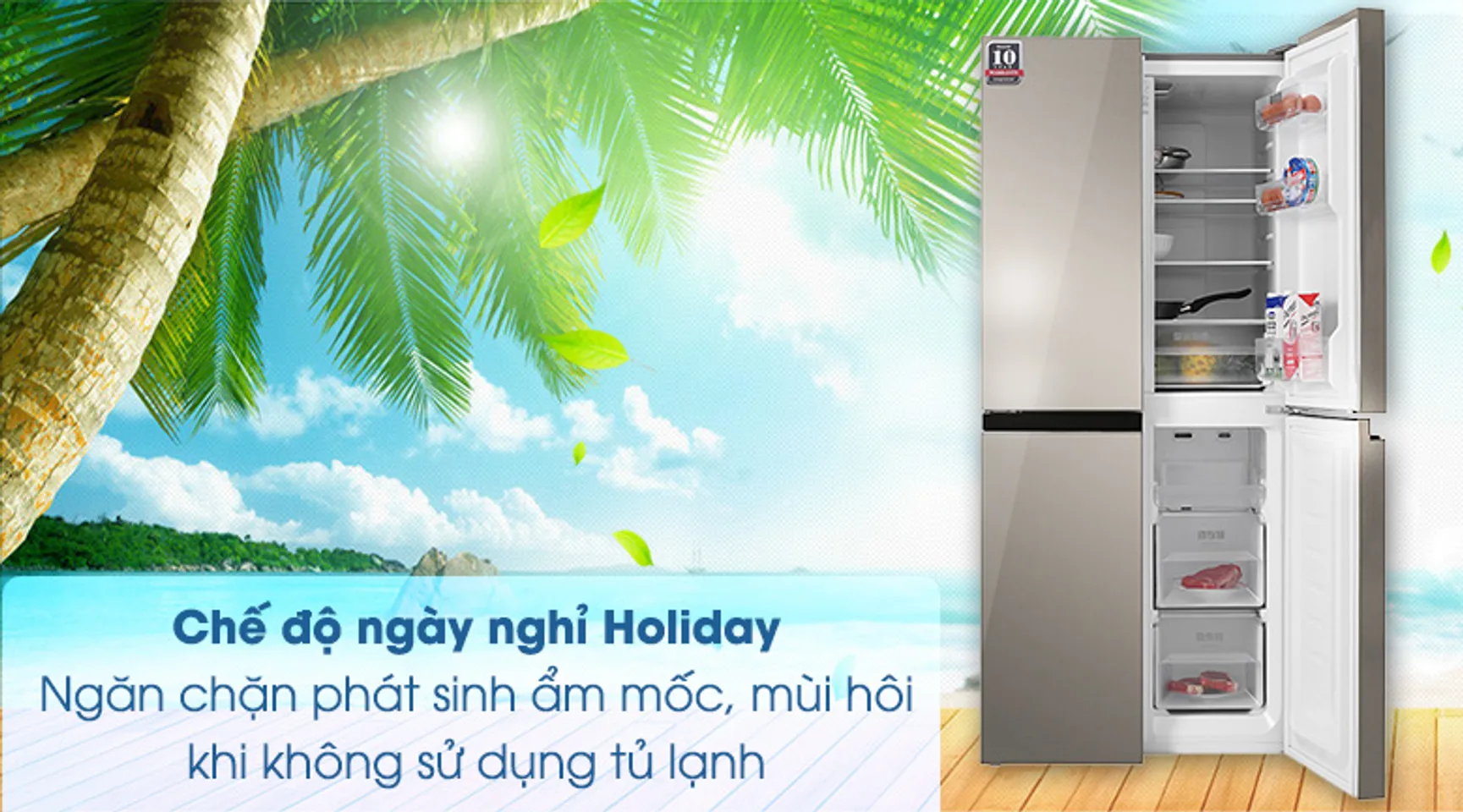 Tủ lạnh Sharp SJ-FXP480VG-CH inverter 401 lít 6