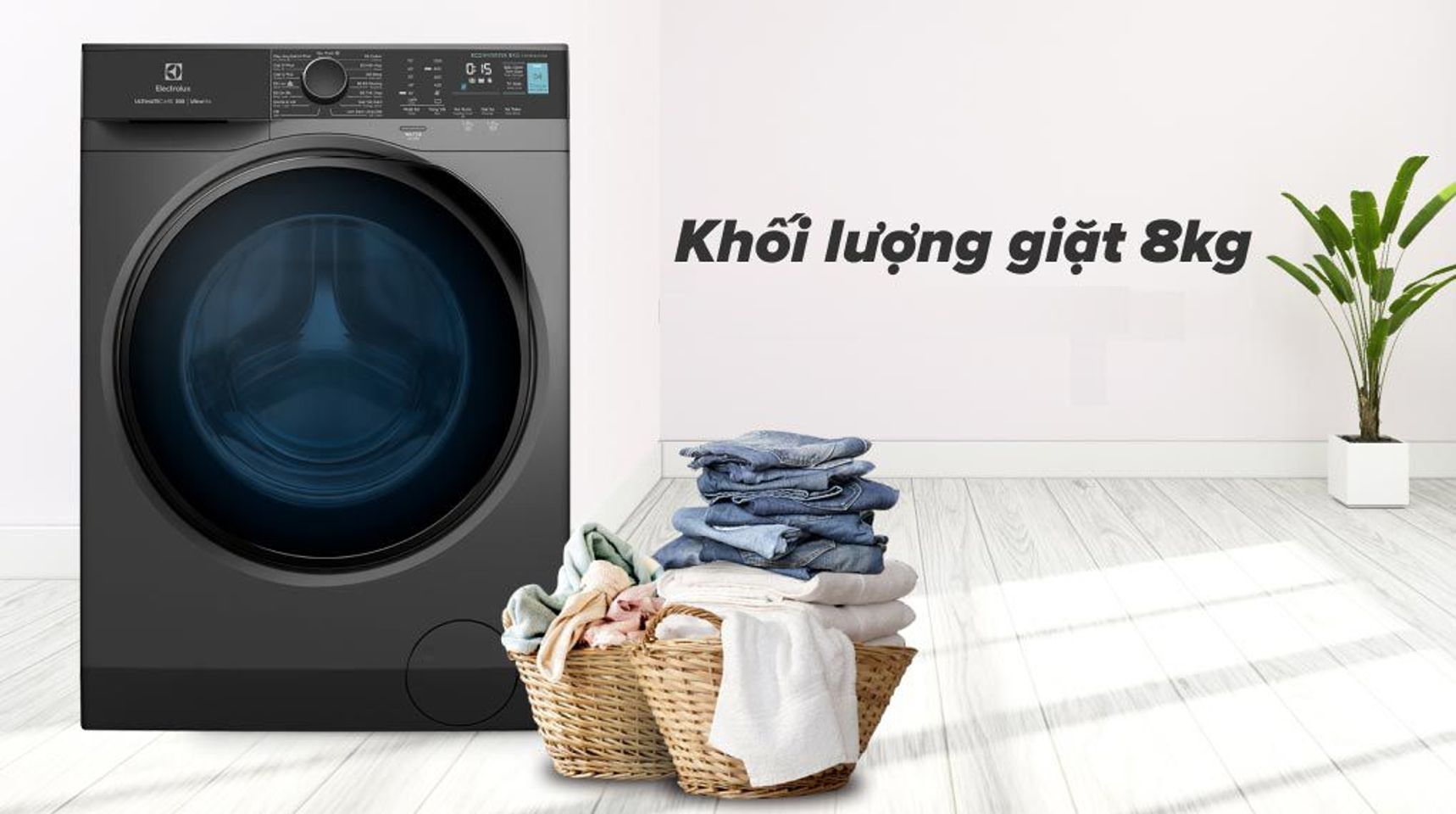 Máy giặt Electrolux EWF8024P5SB inverter 8 kg 2