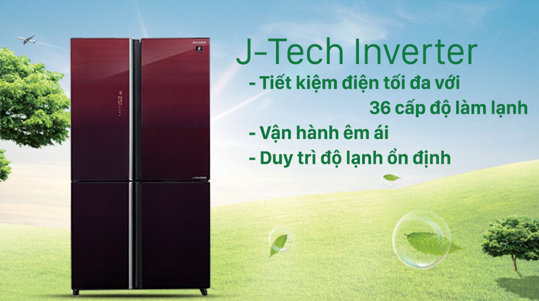 Tủ lạnh Sharp SJ-FXP600VG-MR inverter 525 lít 5