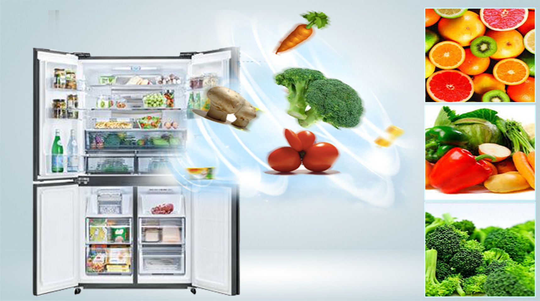 Tủ lạnh Sharp SJ-FXP600VG-MR inverter 525 lít 8