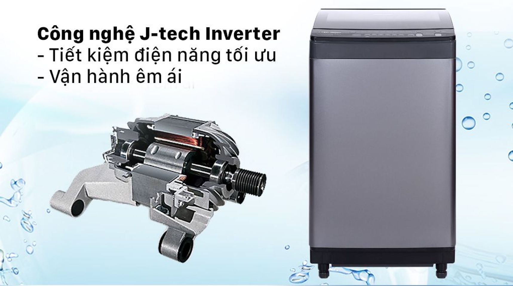 Máy giặt Sharp ES-X95HV-S Inverter 9.5kg 2