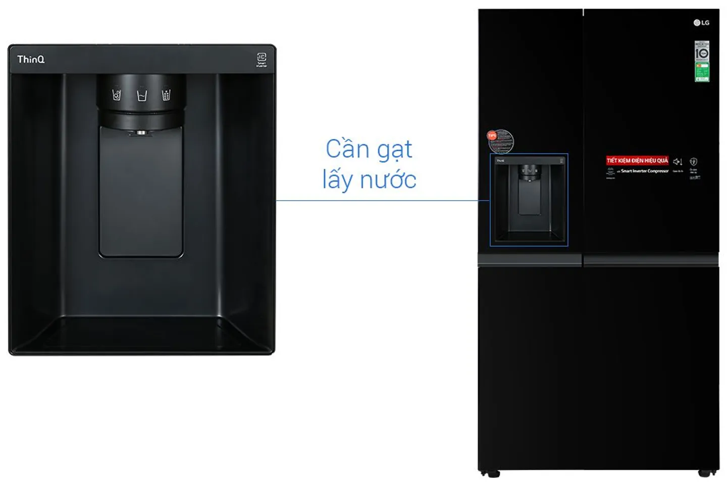 Tủ lạnh LG GR-D257WB inverter 635 lít 6