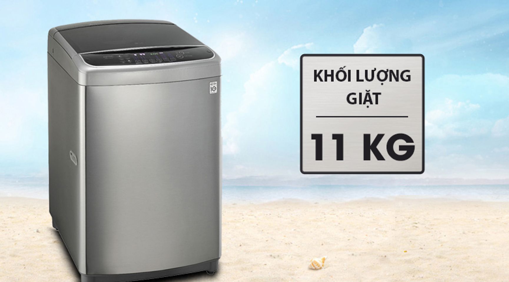 Máy giặt LG với Khối lượng giặt 11 kg