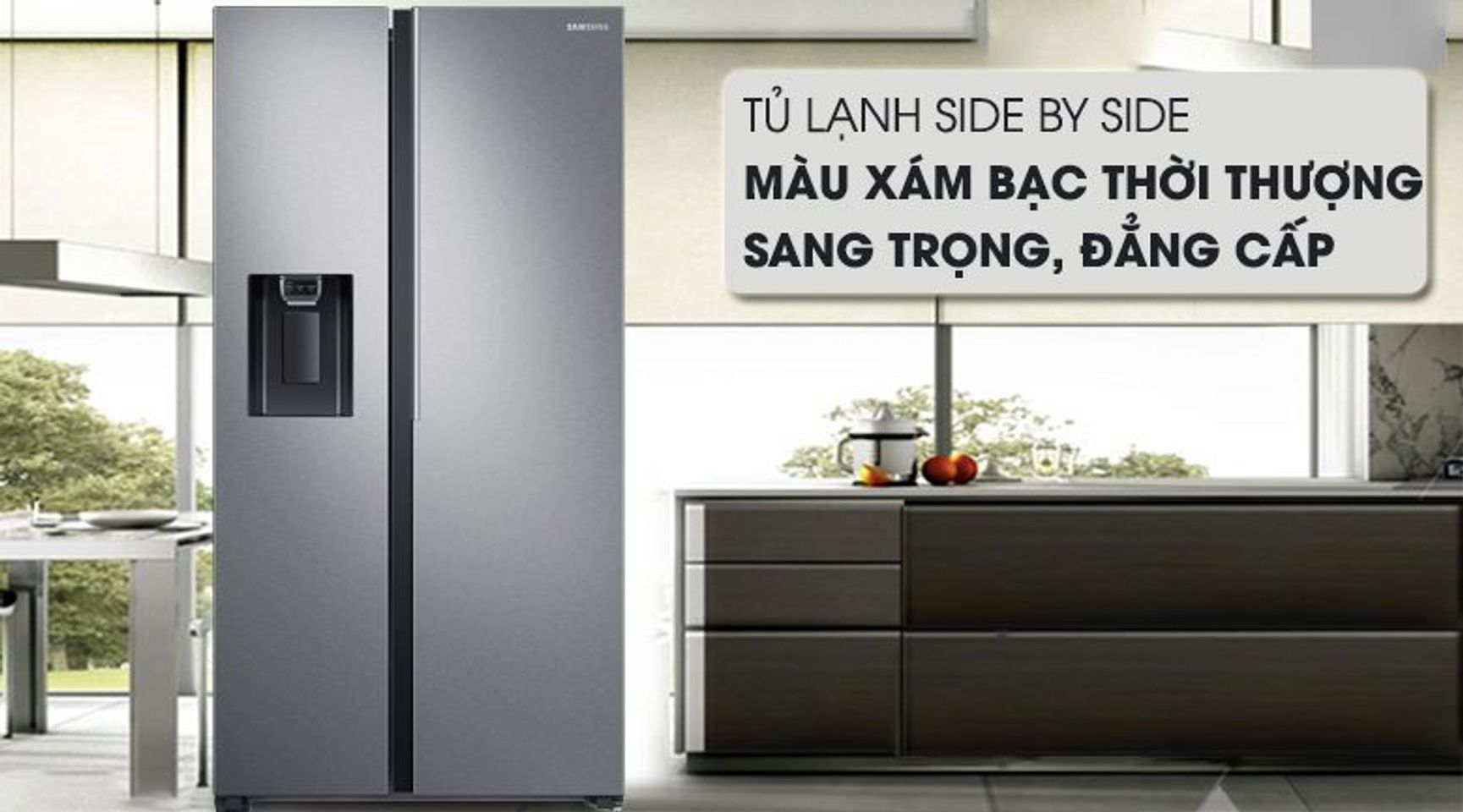 Tủ lạnh Samsung RS64R5101SL/SV inverter 617 lít 1