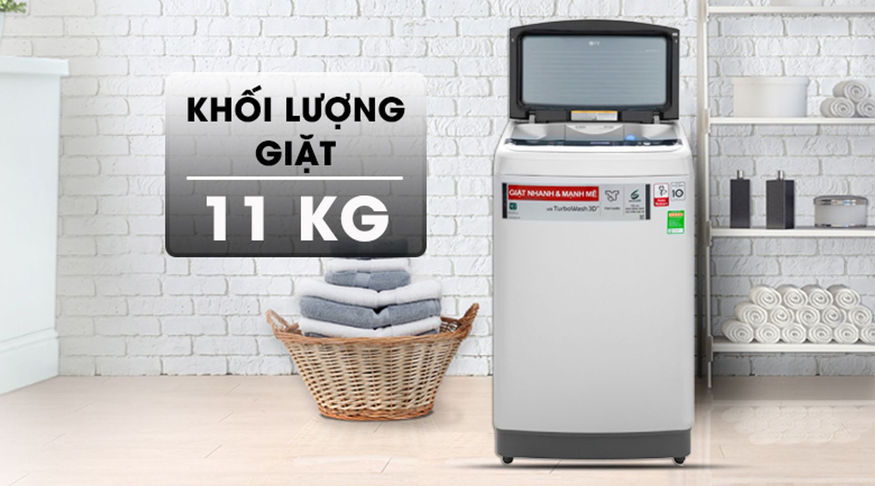 Máy giặt LG TH2111SSAL Inverter 11kg 2