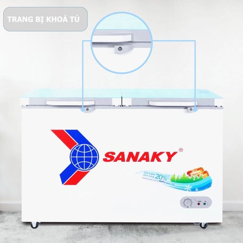 Tủ đông Sanaky VH-2599A2KD 1 ngăn đông 208 lít 7