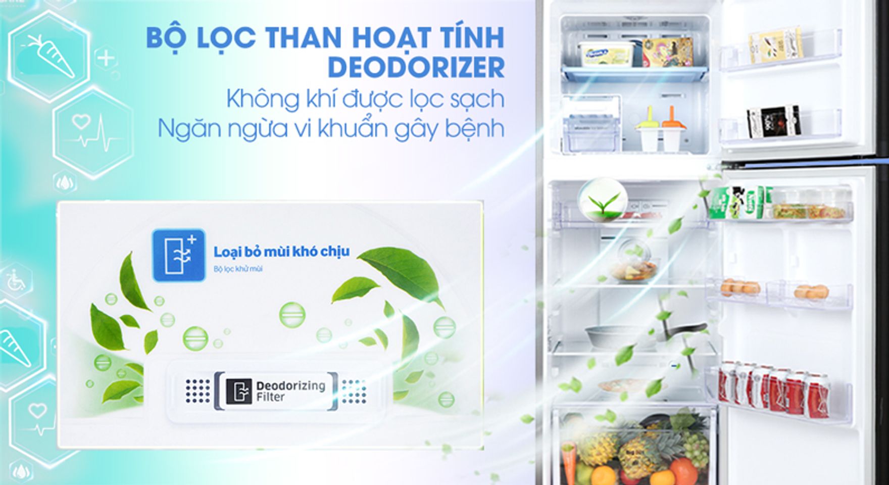 Tủ lạnh Samsung RT29K5532BY/SV inverter 300 lít 5