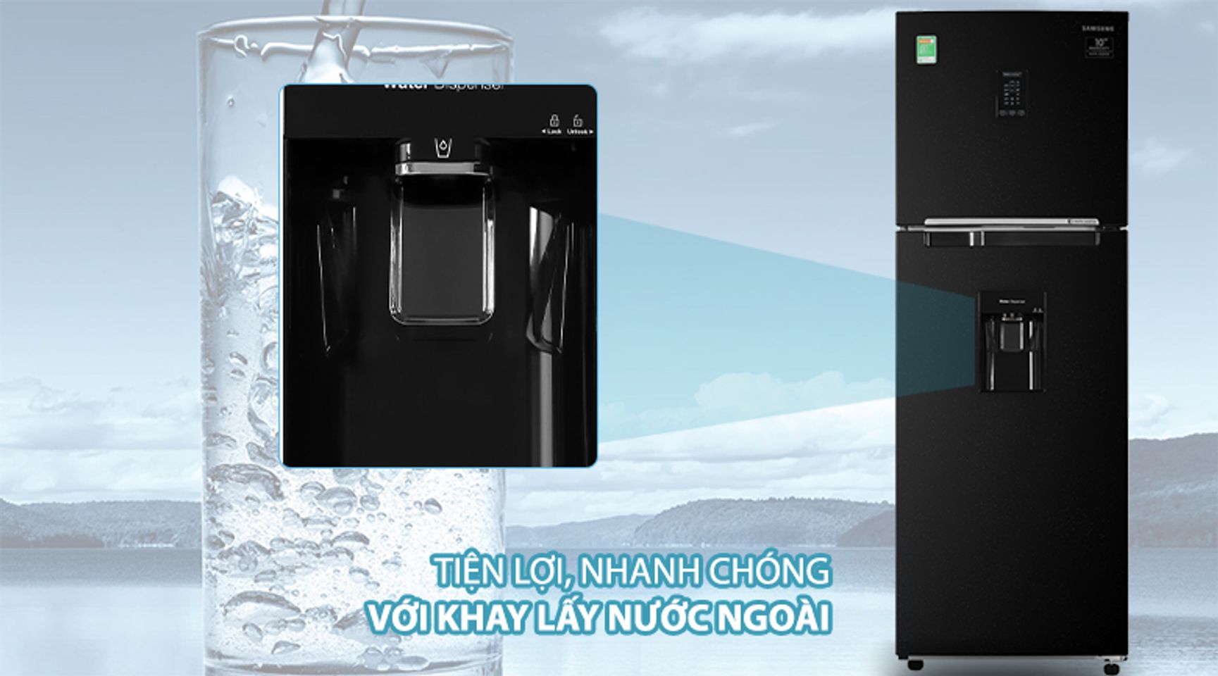Tủ lạnh Samsung RT32K5932BU/SV inverter 319 lít 3