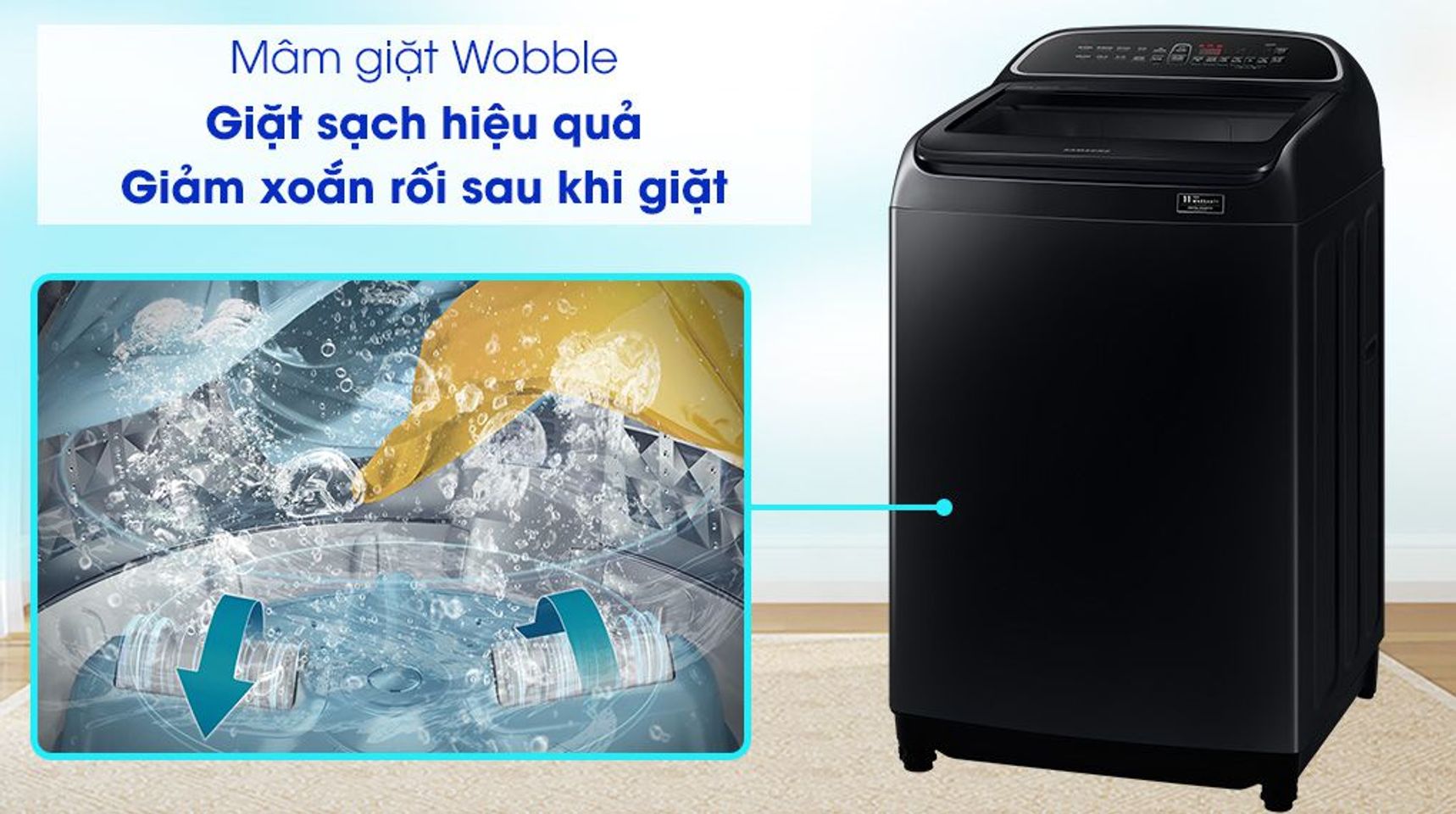 Máy giặt Samsung WA11T5260BV/SV inverter 11kg 5