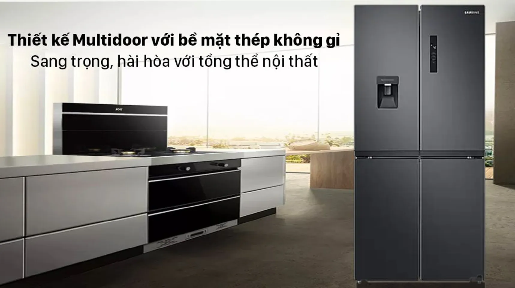 Tủ lạnh Samsung RF48A4010B4/SV inverter 488 lít 7