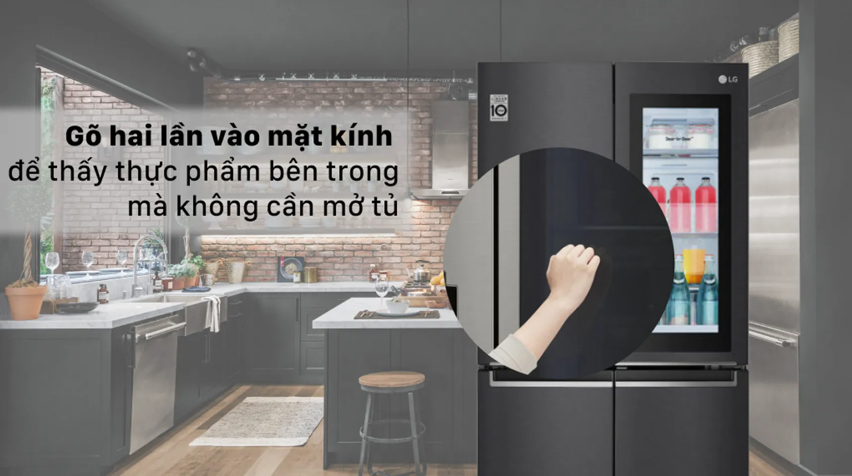 Tủ lạnh LG GR-X22MB inverter 496 lít 2