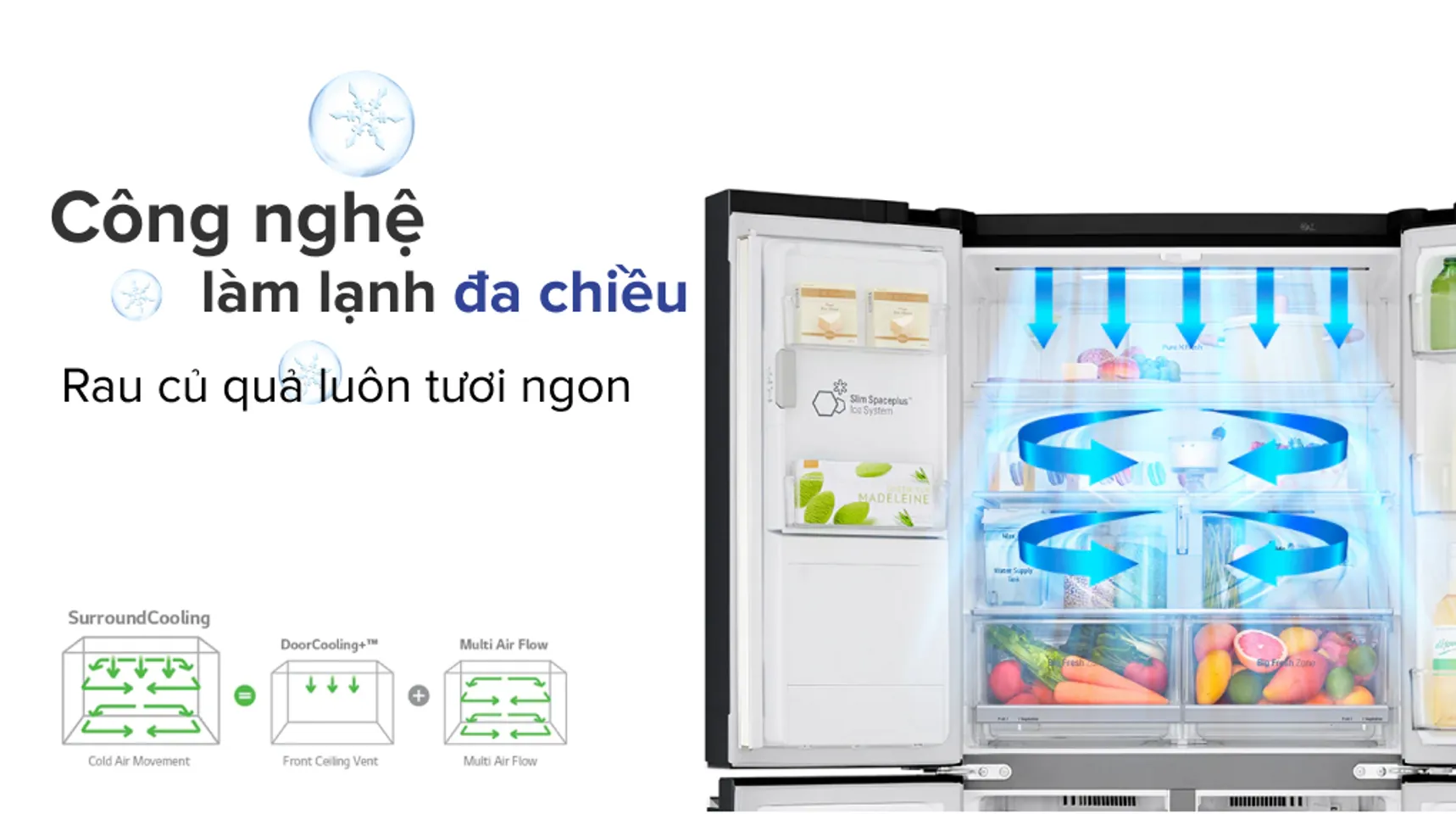 Tủ lạnh LG GR-X22MB inverter 496 lít 4
