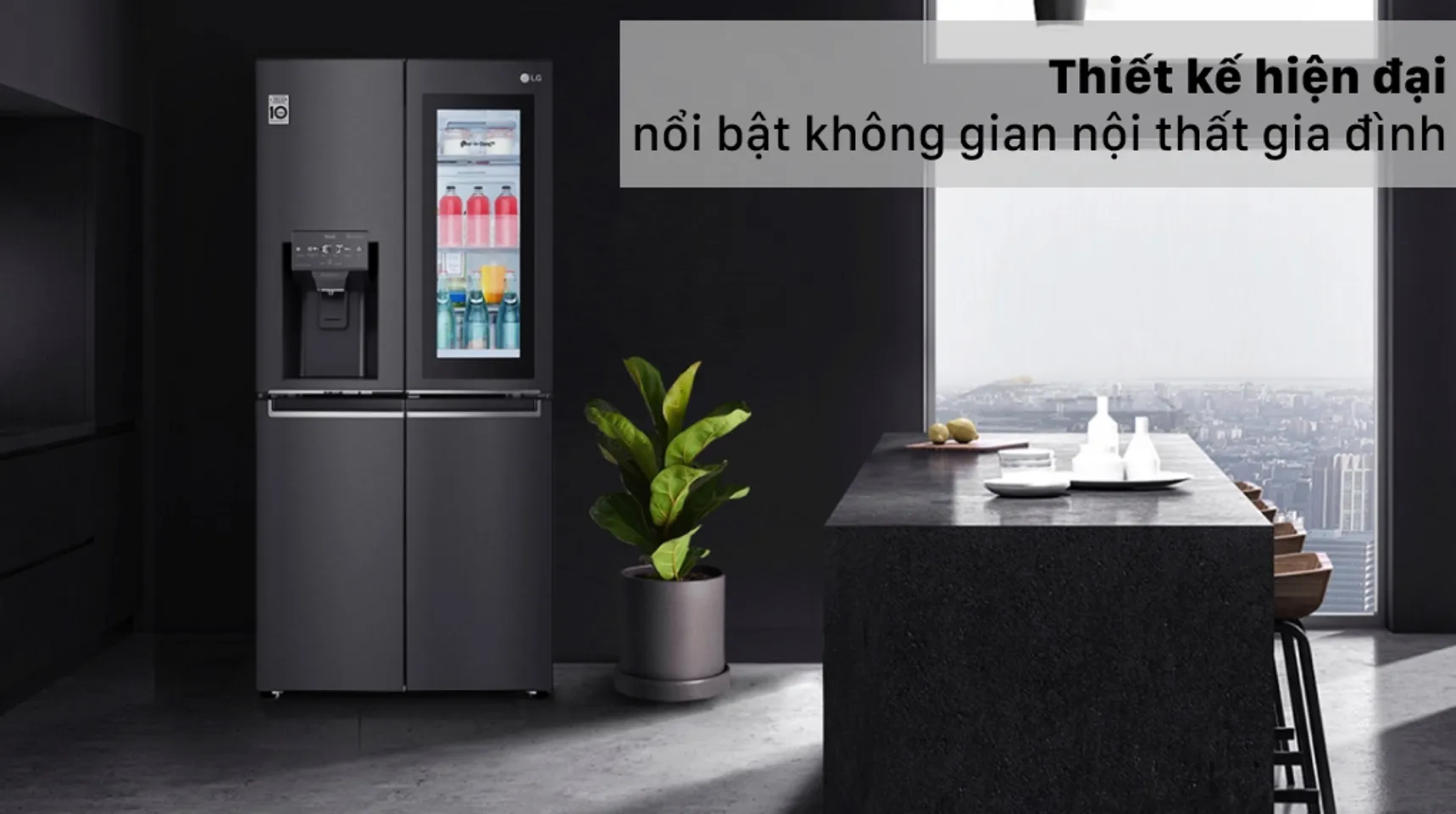 Tủ lạnh LG GR-X22MB inverter 496 lít 1