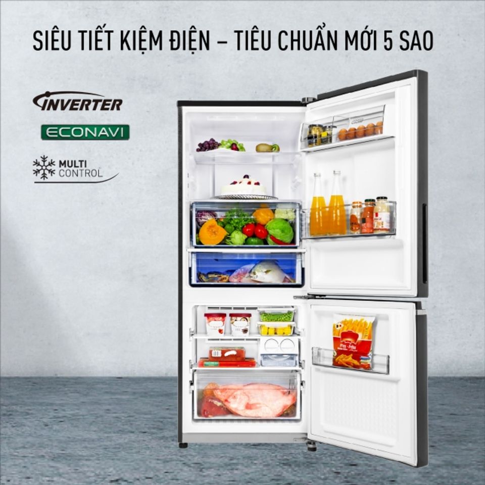 Tủ lạnh Panasonic NR-SV280BPKV inverter 255 lít 4