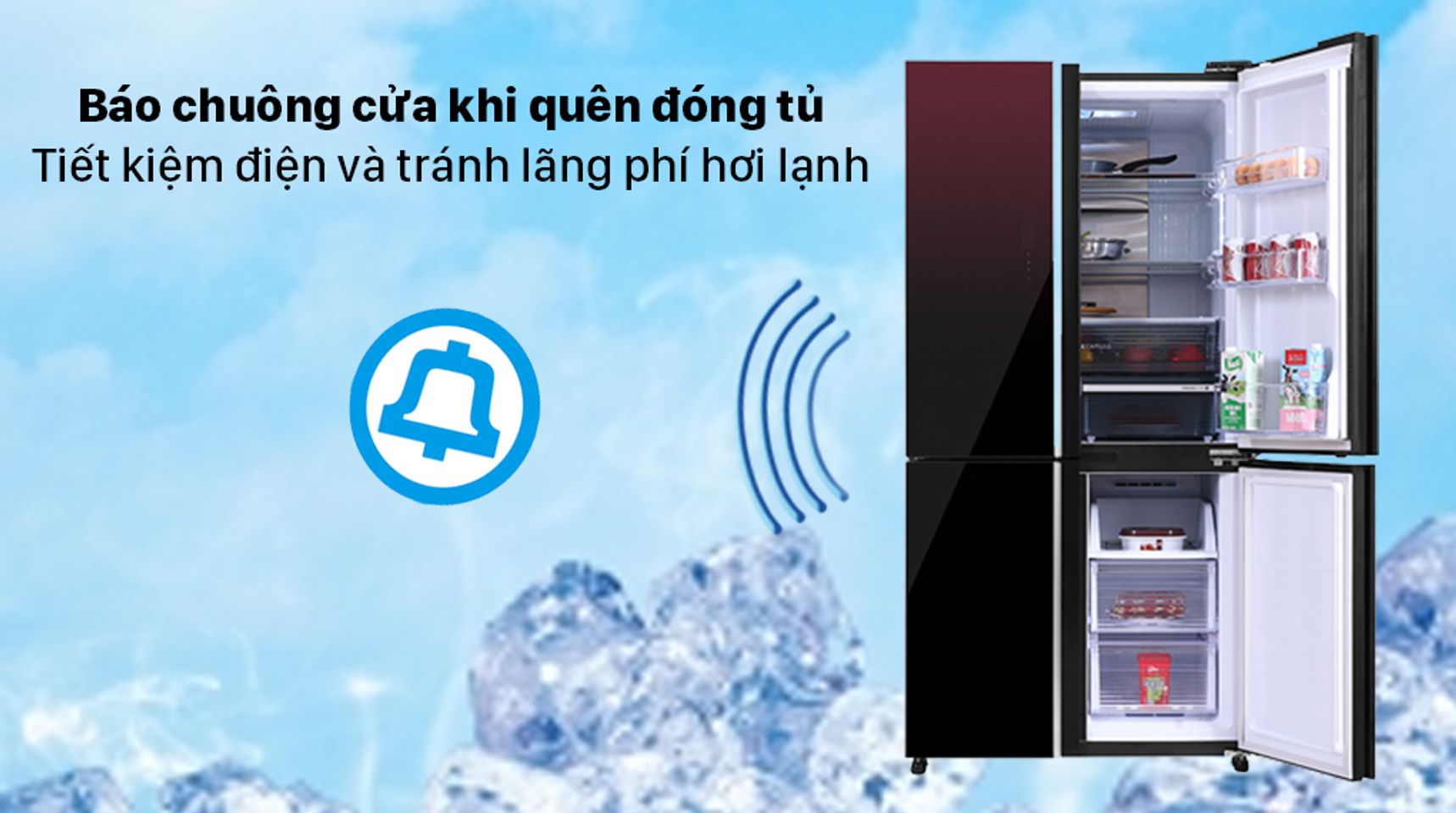 Tủ lạnh Sharp SJ-FXP640VG-MR inverter 572 lít 3