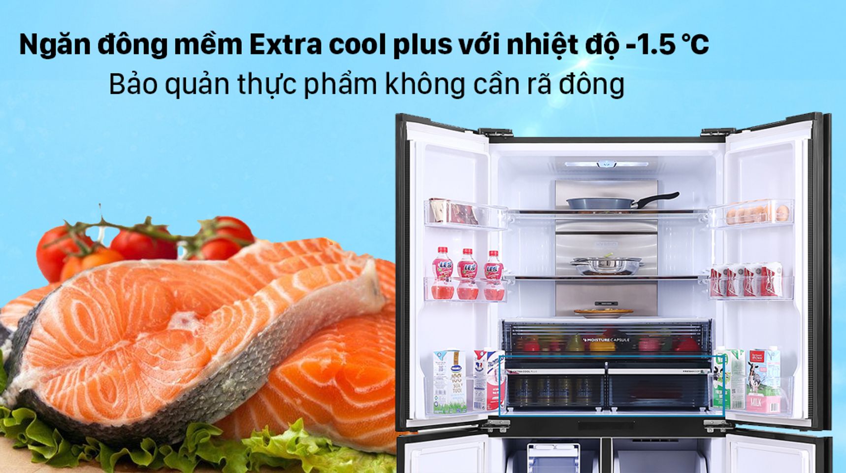 Tủ lạnh Sharp SJ-FXP640VG-MR inverter 572 lít 8