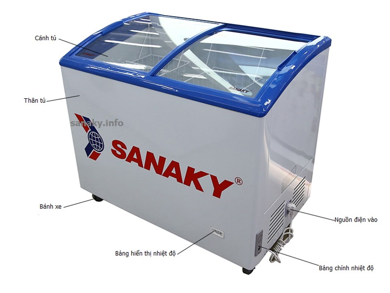 Tủ đông Sanaky VH-302VNM ( Dàn Lạnh Đồng ) - Chính hãng 3