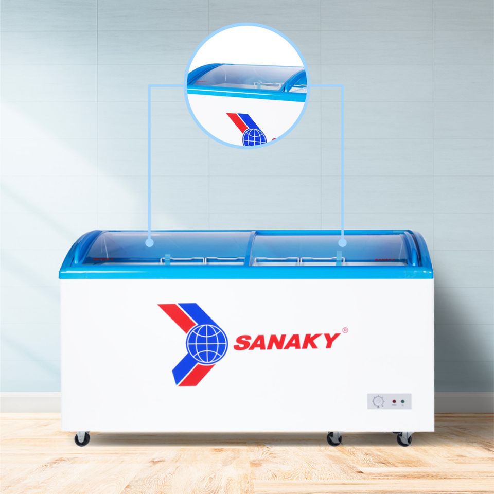 Tủ đông Sanaky 450 lít VH-682K 1 ngăn - Chính hãng 9