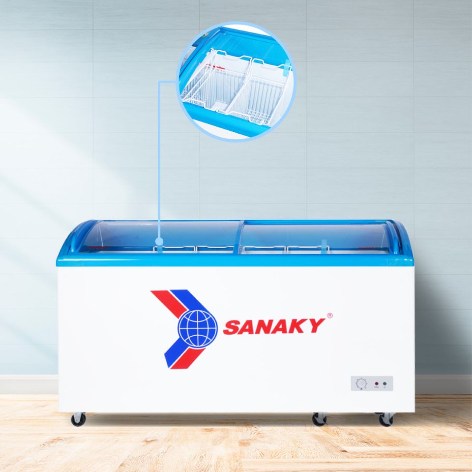Tủ đông Sanaky 450 lít VH-682K 1 ngăn - Chính hãng 6