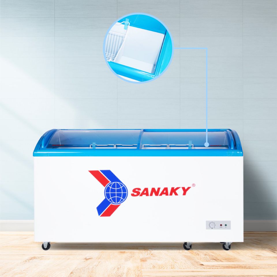 Tủ đông Sanaky 450 lít VH-682K 1 ngăn - Chính hãng 8