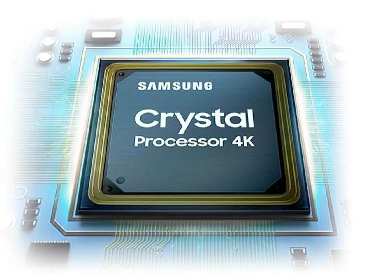 Smart Tivi Samsung 4K 50 inch UA50AU7000 - Bộ xử lý Crystal 4K