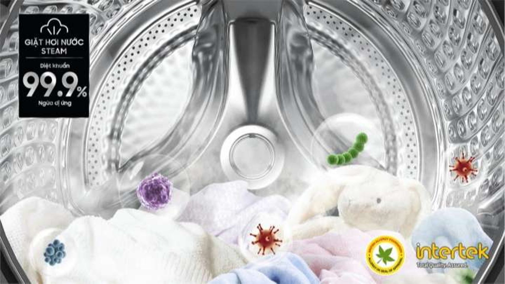 Giặt Hơi Nước Diệt Khuẩn Hygiene Steam Diệt Khuẩn 99,9% Và Ngừa Dị Ứng