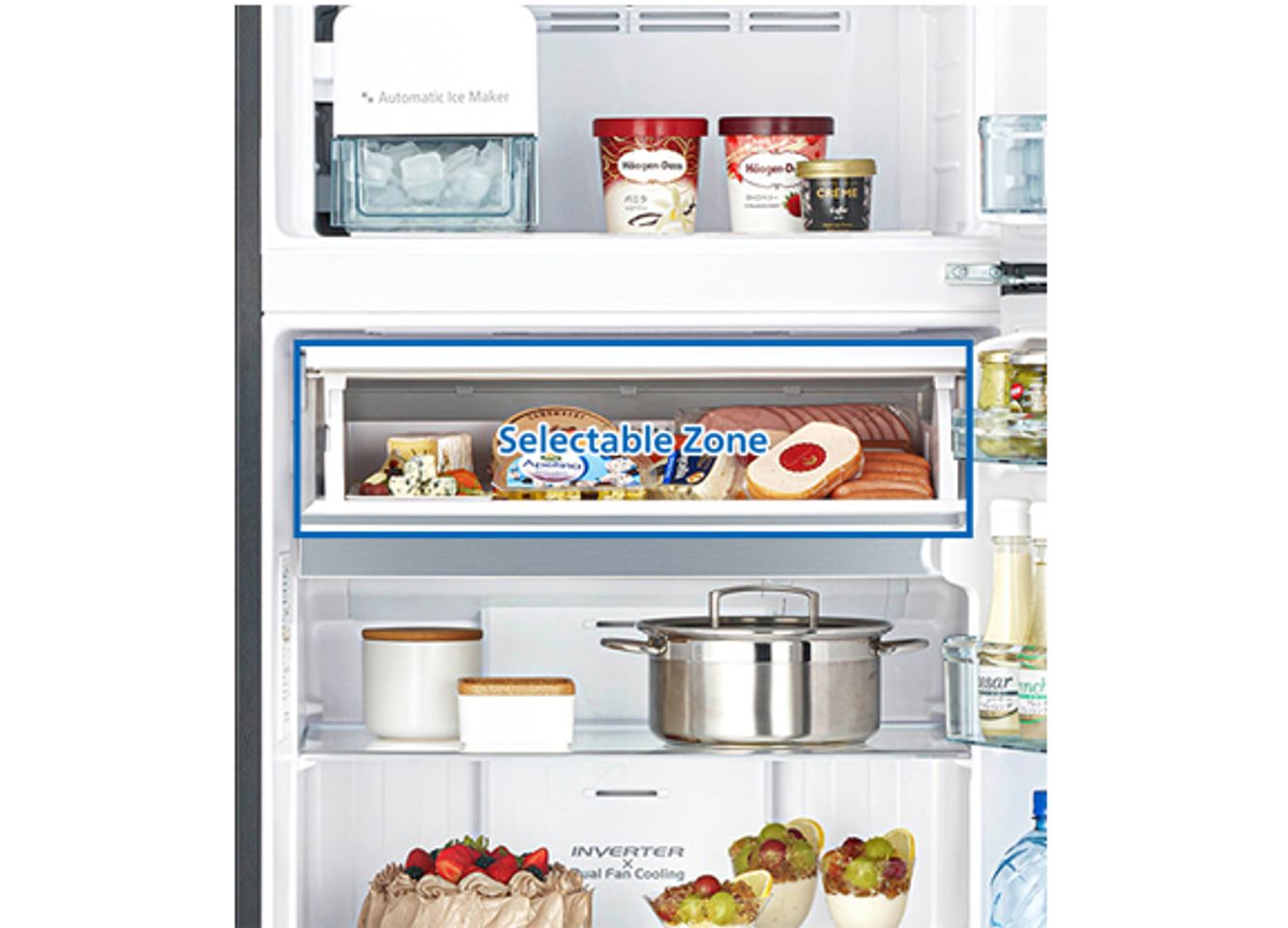 Tủ lạnh Hitachi Inverter 390 lít R-FVY510PGV0 GBK Chính hãng 4