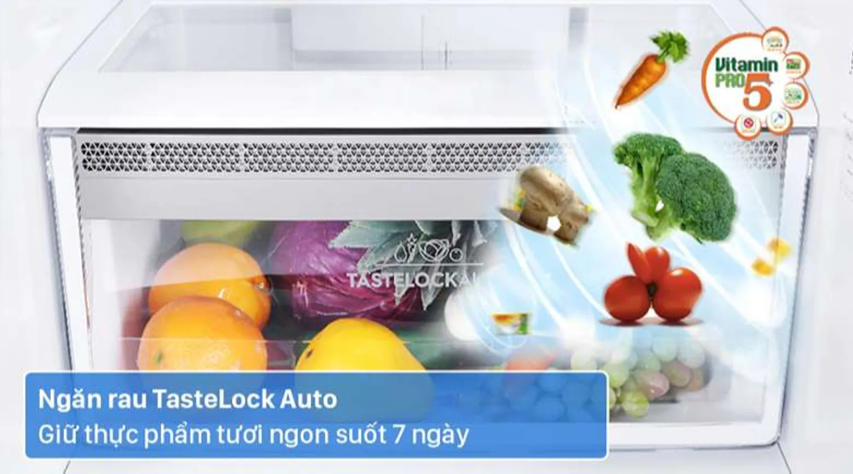 Tủ lạnh Electrolux Inverter 308 lít EBB3442K-H - Bảo quản rau củ luôn tươi ngon