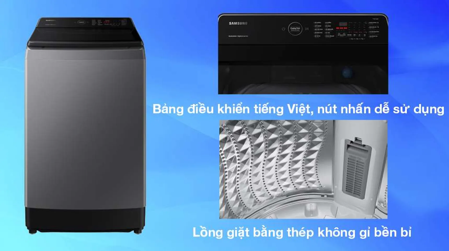 Máy giặt Samsung WA10CG5745BDSV