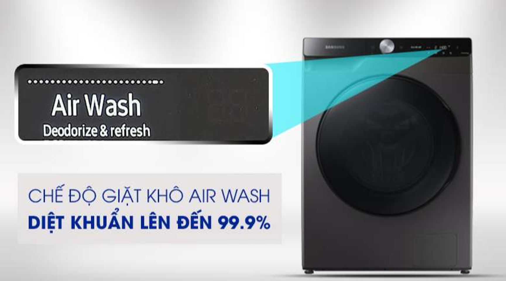 Máy giặt sấy Samsung WD14TP44DSB/SV - Air Wash
