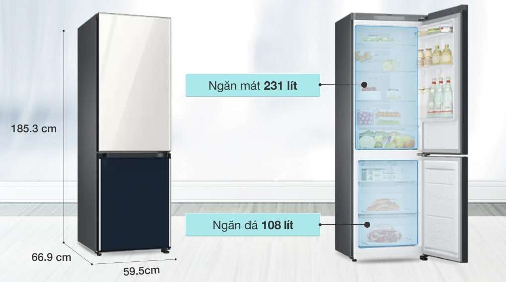 Tủ lạnh Samsung RB33T307029/SV