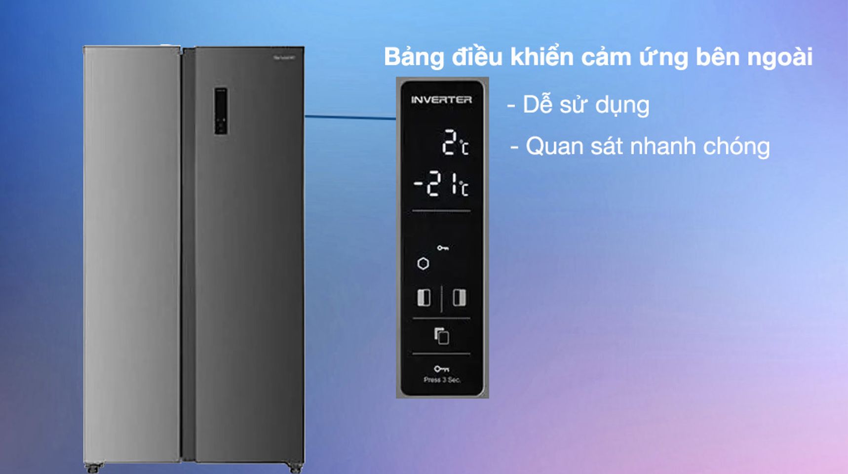 Tủ lạnh Sharp SJ-SBX440V-SL