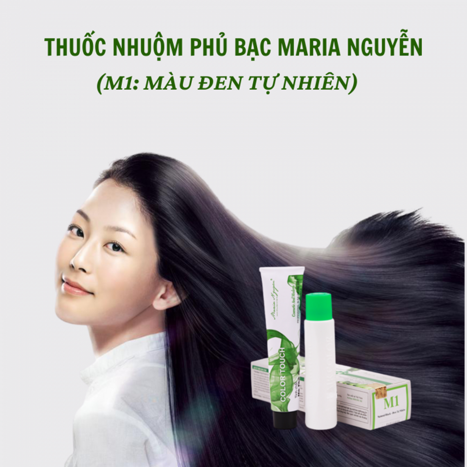 Kem nhuộm tóc phủ bạc Hà Thủ Ô Maria Nguyễn 2