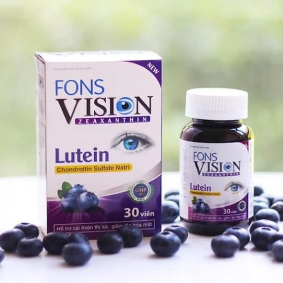Viên uống hỗ trợ bổ mắt Fons Vision lutein cho bé Hộp 30V 1