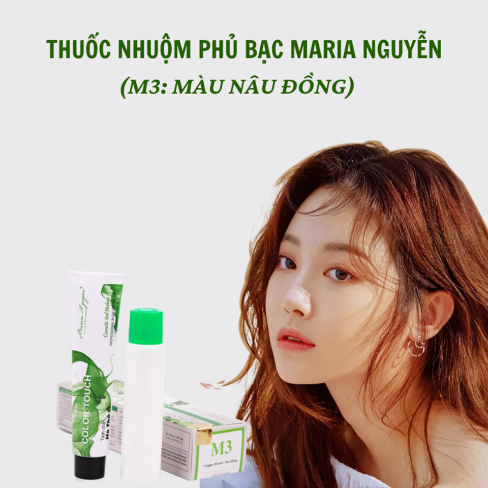 Kem nhuộm tóc phủ bạc Hà Thủ Ô Maria Nguyễn 4