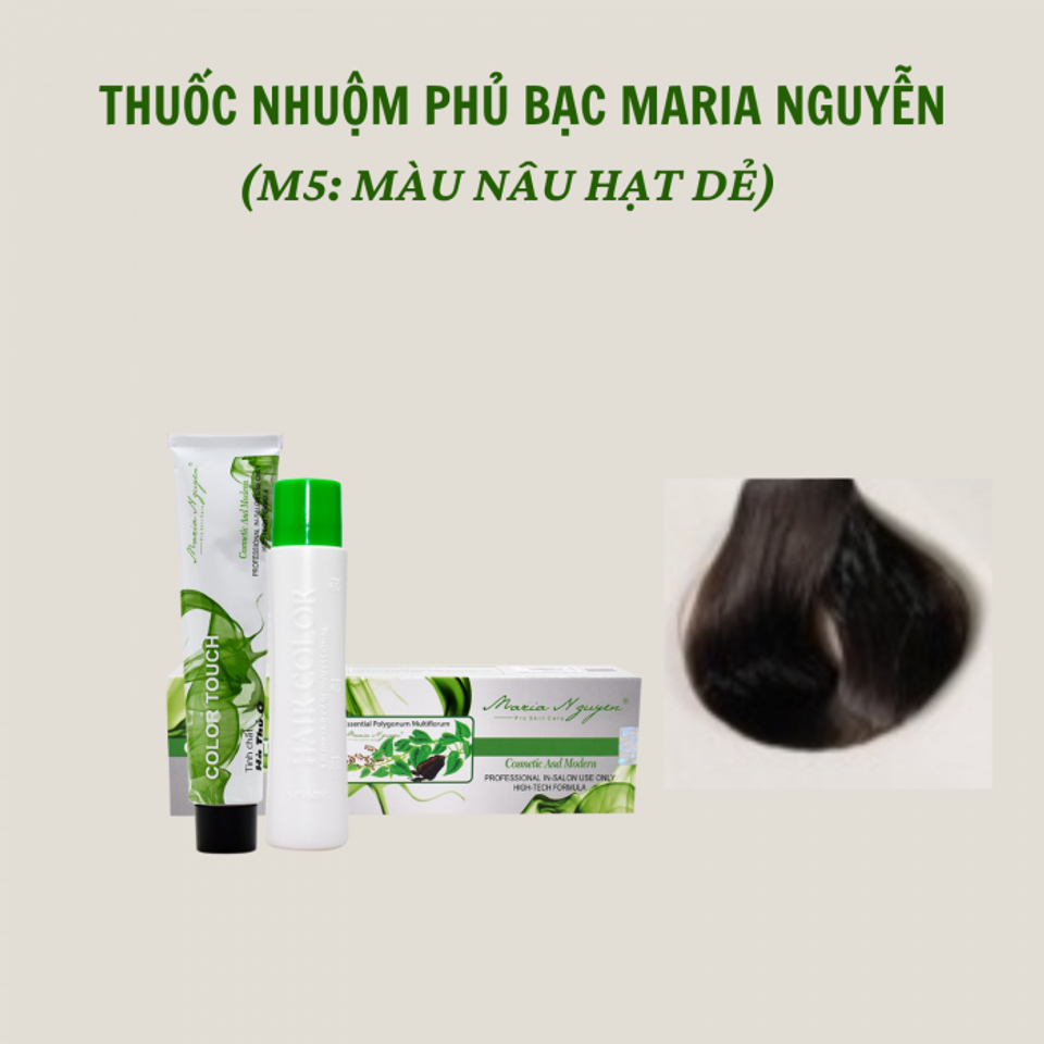 Kem nhuộm tóc phủ bạc Hà Thủ Ô Maria Nguyễn 6