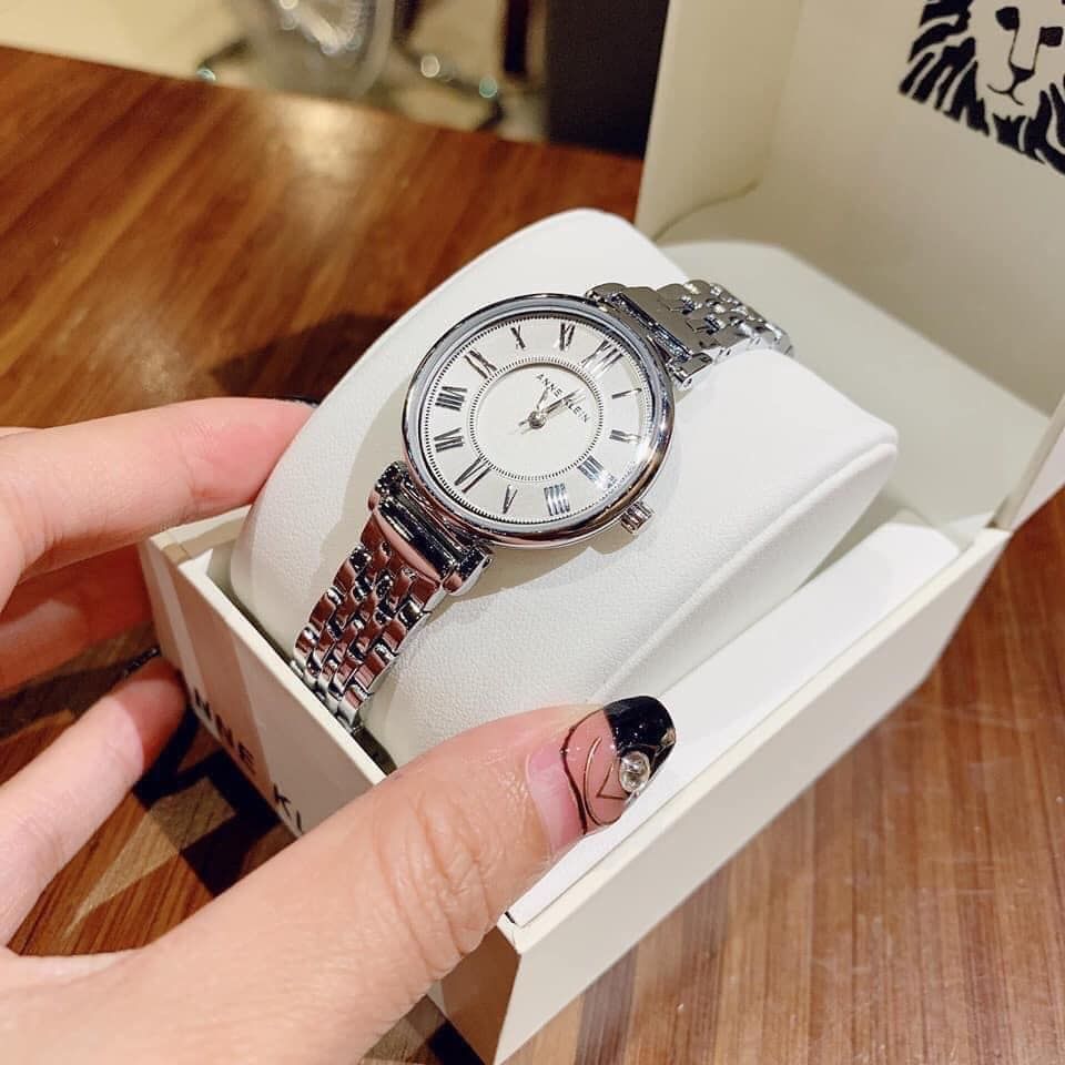 Đồng hồ nữ Anne Klein AK/2159SVSV Silver-Tone Bracelet 30mm 2
