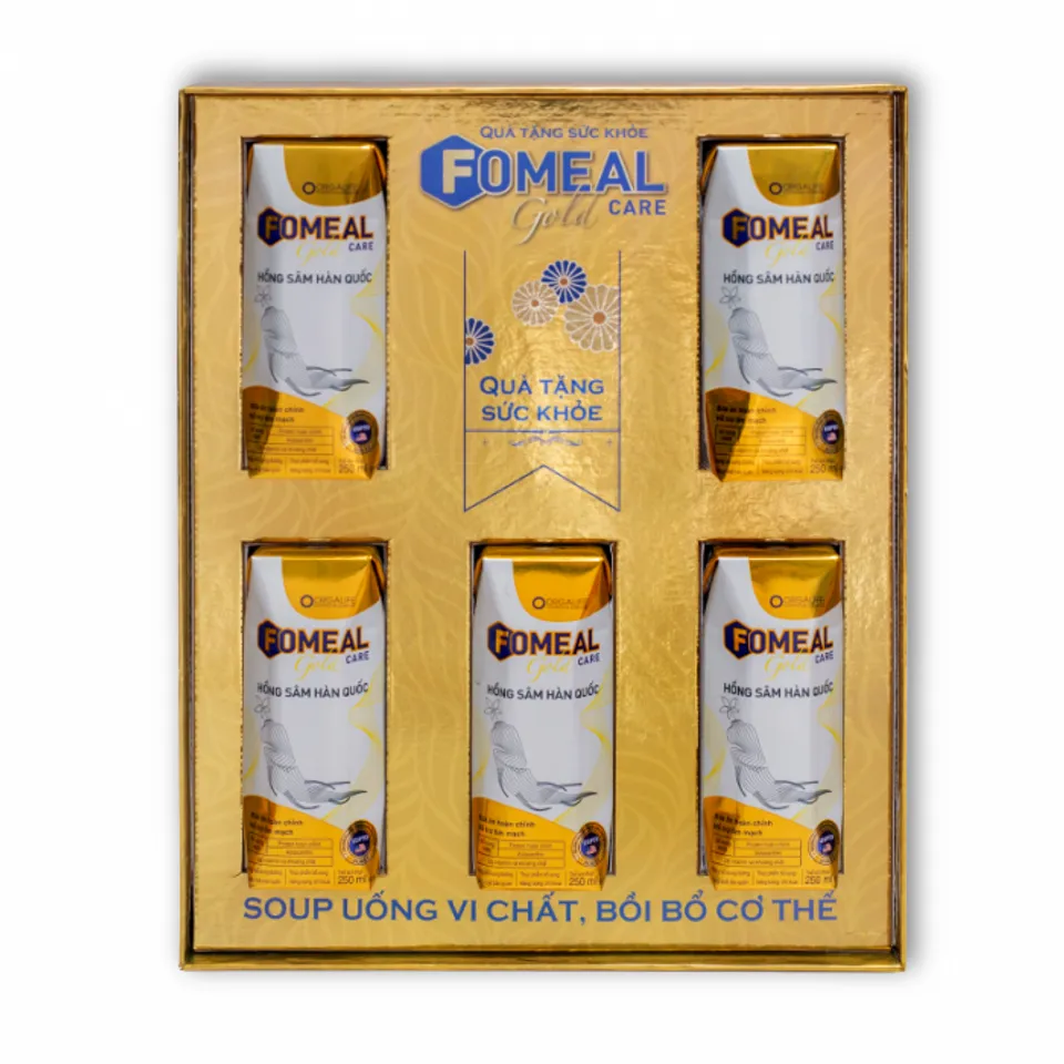 Hộp quà tết Soup uống dinh dưỡng Fomeal Care Gold bồi bổ cơ thể 1