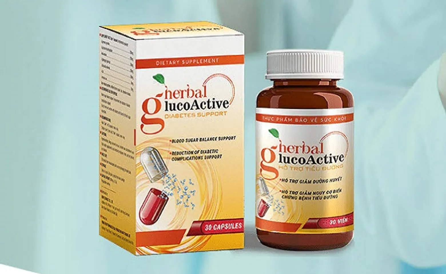 Herbal GlucoActive - Hỗ Trợ Ổn Định Đường Huyết Hiệu Quả 1