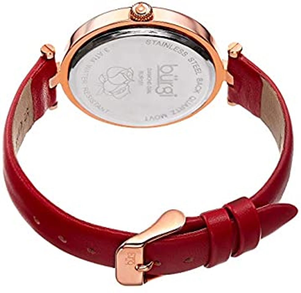 Đồng hồ Nữ Burgi Women's BUR151RD Rose Gold Quartz Watch 37mm 4