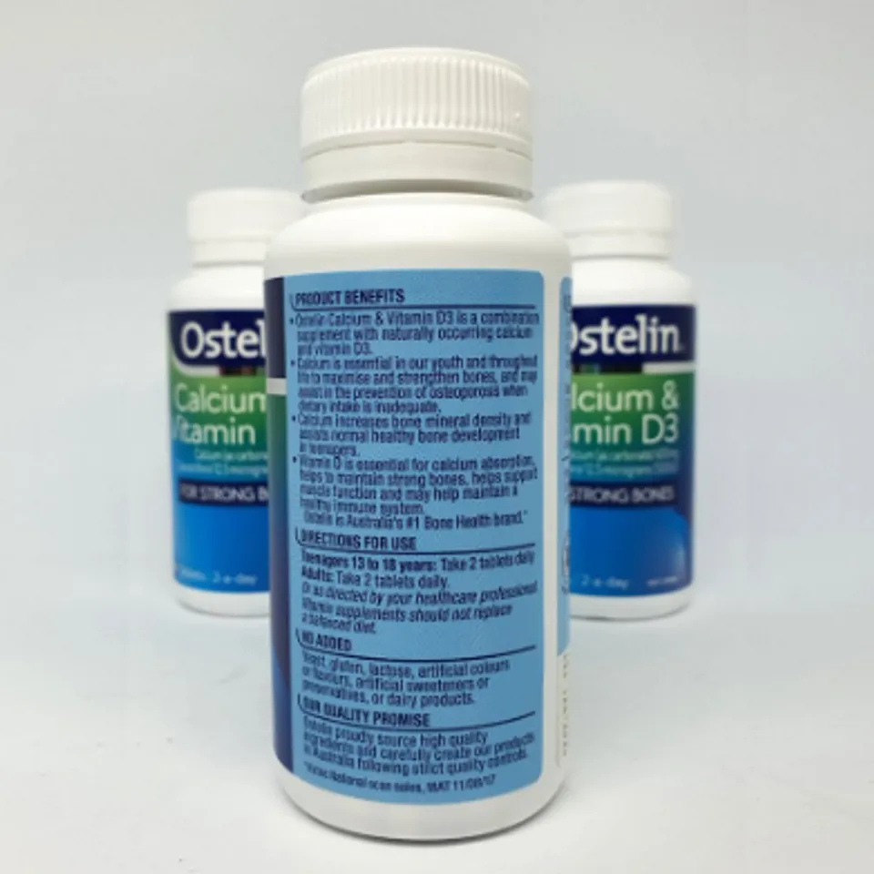 Viên Ostelin Calcium & Vitamin D3 giúp xương chắc khỏe - 130 Viên 2