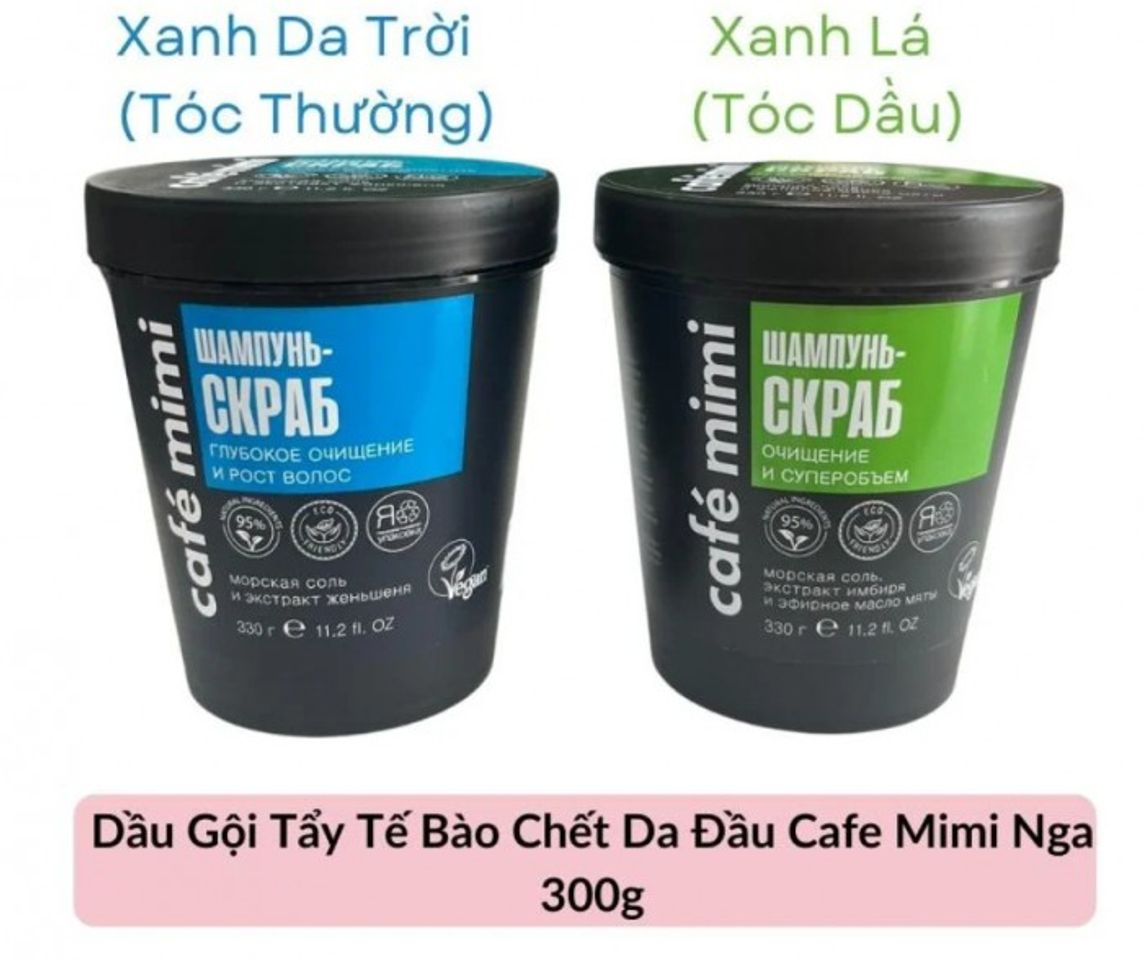Dầu Gội Tẩy Tế Bào Chết Da Đầu Cafe Mimi Shampoo Scrub  330g 1