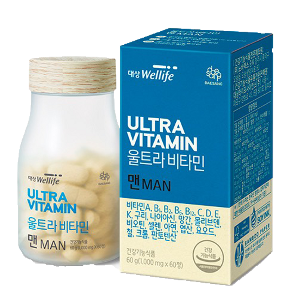 Vitamin và khoáng chất dành cho Nam Wellife Hàn Quốc 60 viên 1