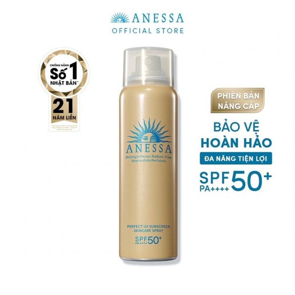Xịt Chống Nắng Anessa Perfect UV Sunscreen Skincare Spray SPF50+ 3