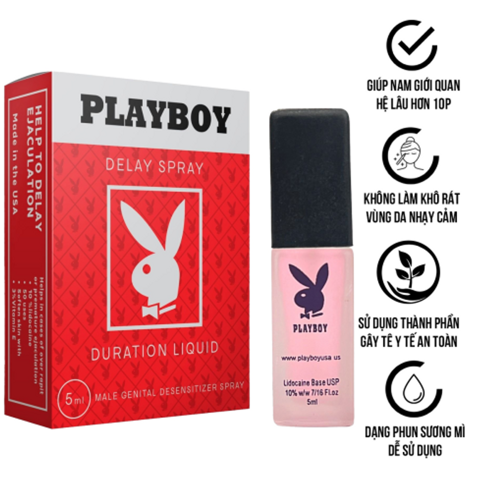 Chai xịt Anh Playboy Red Edition chai 5ml 1