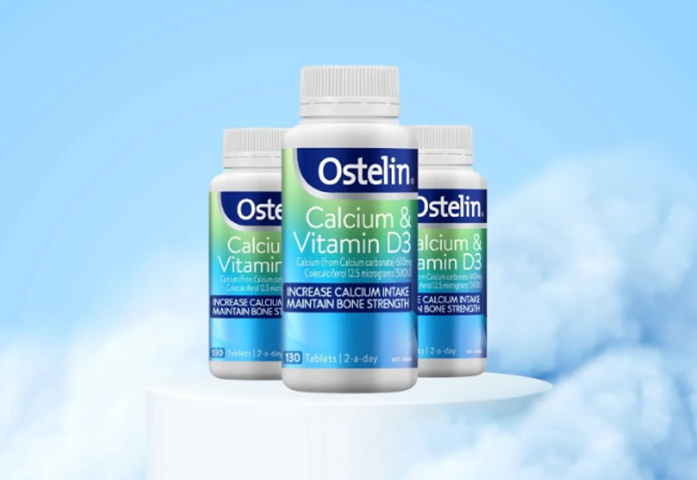Canxi Ostelin Calcium & Vitamin D3 - 130 viên - Nhập Úc 2
