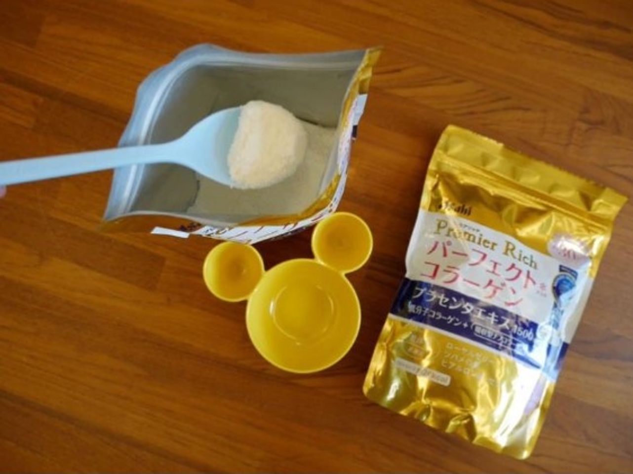Bột Collagen Asahi Nhật Bản 30 Ngày Hỗ Trợ Đẹp Da Màu Vàng 2