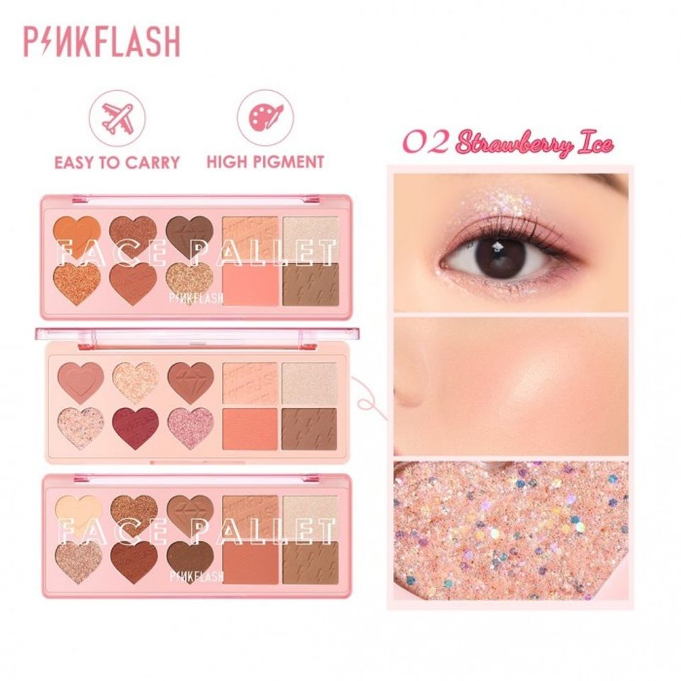 Bảng phấn trang điểm Pinkflash Multi Face Palette 120g 2