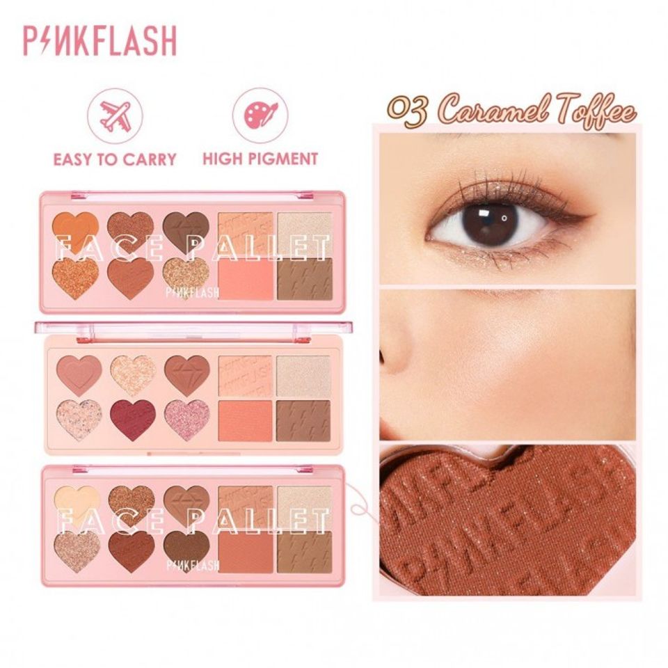 Bảng phấn trang điểm Pinkflash Multi Face Palette 120g 3