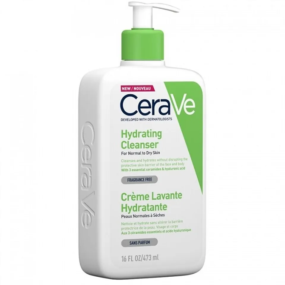 Sữa rửa mặt sạch sâu dành cho da thường và da khô Cerave 473ML 2